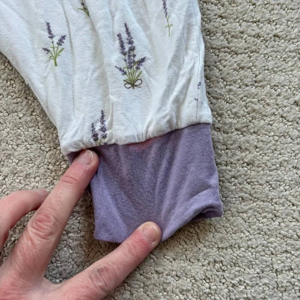 Kyte baby bamboo lilac floral sleep sack